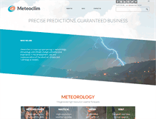 Tablet Screenshot of meteoclim.com